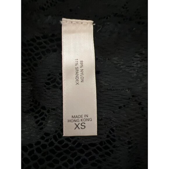 Victorias Secret Black Lace Two-Piece Skirt & Crop Top Set - Picture 7 of 7